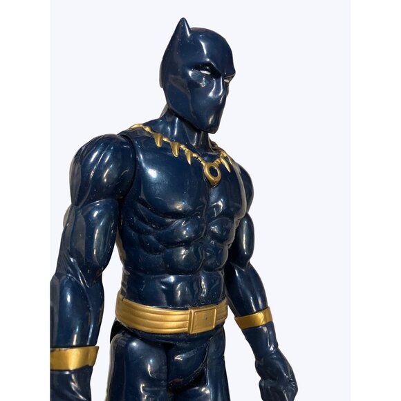 Marvel Black Panther Collectible Action Figure With Gold Colored Accents - Picture 3 of 10
